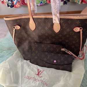 Look Alike LV Neverful w pouch and wallet
